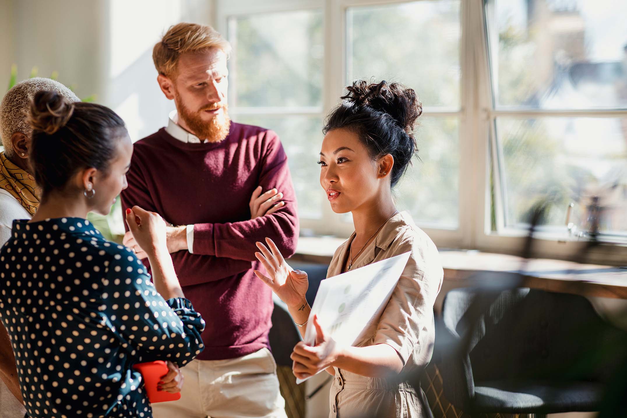 Group of people in a meeting